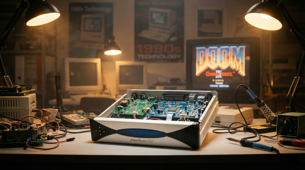 La Freebox HD complètement pwned grâce à... Doom