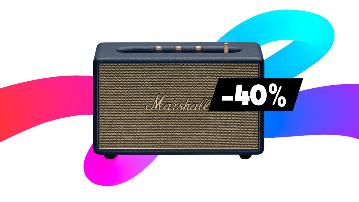 La Marshall Acton III est remise au goût du jour avec cette promotion XXL de Boulanger