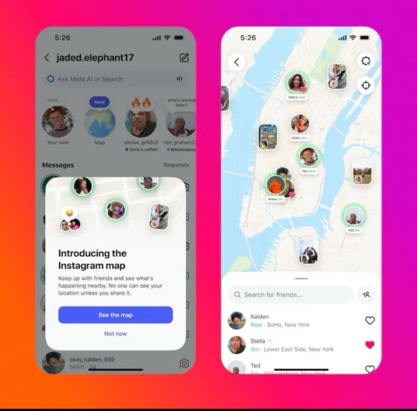 La nouvelle fonctionnalité «carte» d’Instagram sème la panique en ligne