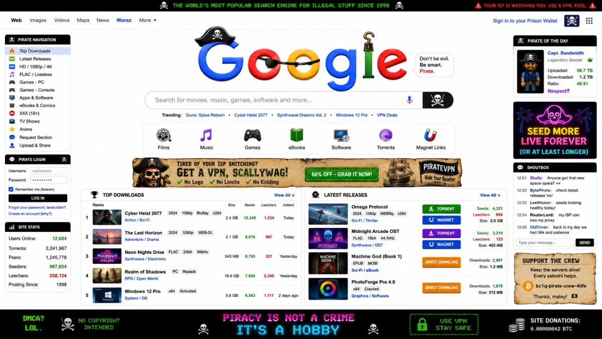 Le blocage DNS casse tout sauf le piratage (dixit Google)