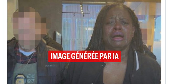 Le compte X de la Maison Blanche publie une photo falsifiée par IA d’une manifestante lors de son arrestation