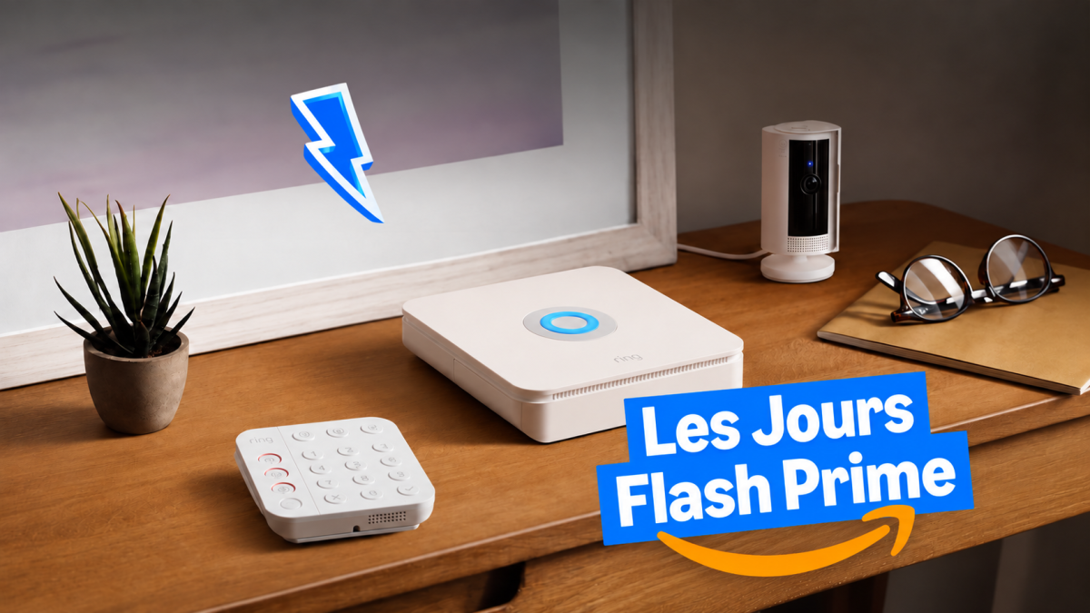 Le kit Ring Alarm S avec caméra retrouve son prix du Prime Day à 119,99€