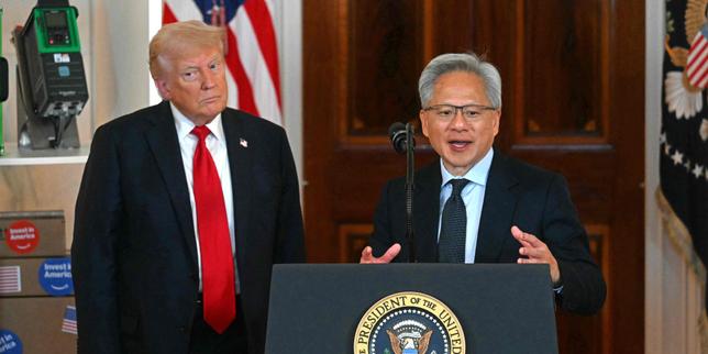 Le prélèvement fédéral de 15 % sur les exportations de Nvidia en Chine, nouveau signe de l’ingérence de Donald Trump dans la vie économique