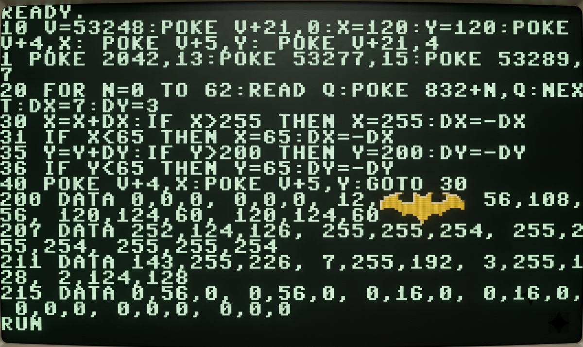 Lego Batman - Un easter egg Commodore 64 BASIC caché dedans