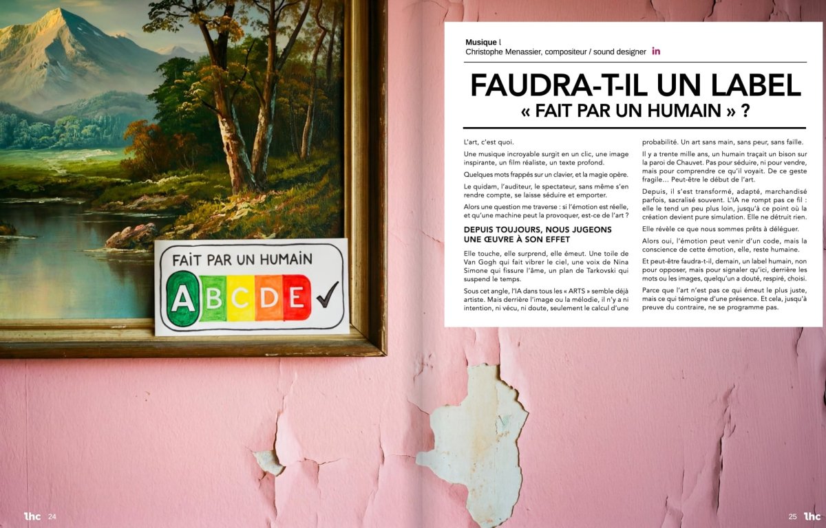 Les Heures Claires - Un magazine fabriqué à 99% avec l'IA