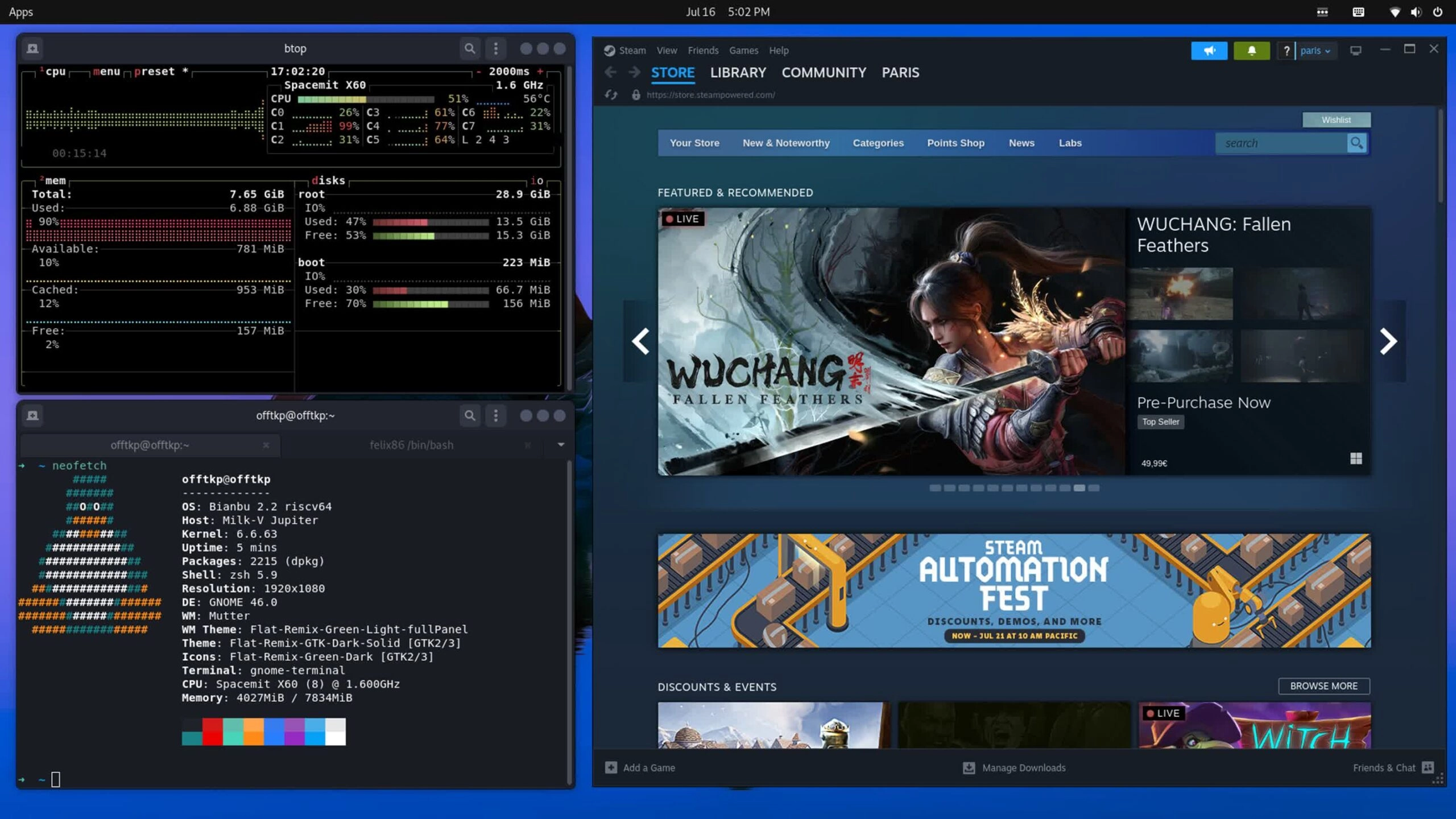 Des jeux Steam désormais compatibles avec l'architecture RISC-V