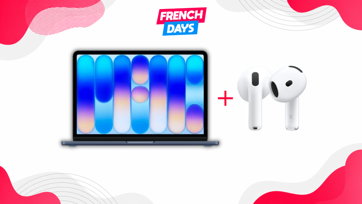 MacBook Neo + AirPods 4 à 749 € : le bundle Apple du jour à ne pas laisser passer sur Cdiscount