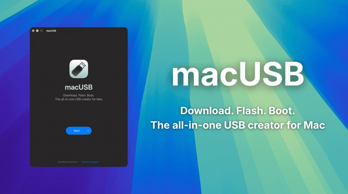 macUSB - Créer une clé USB macOS sans toucher au Terminal