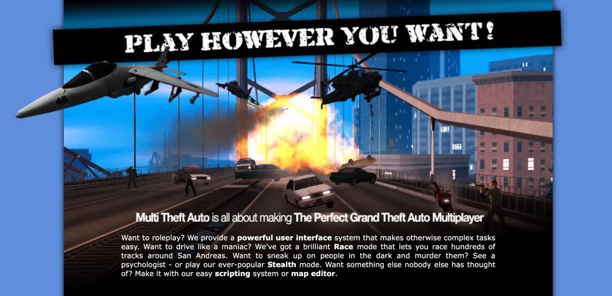 Multi Theft Auto ressuscite sur GitHub après l'échec juridique de Take-Two