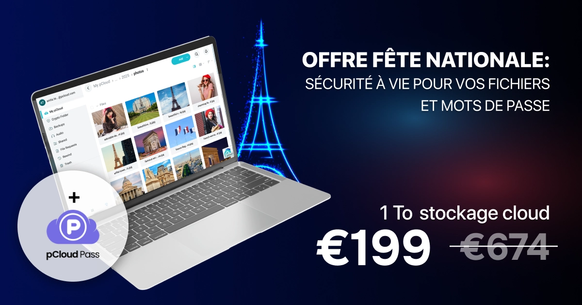 Des remises exceptionnelles sur le stockage cloud sécurisé pour le 14 juillet