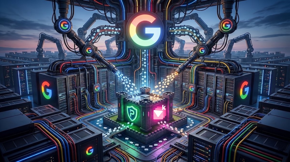 Email professionnel : l’illusion de la souveraineté face à Google