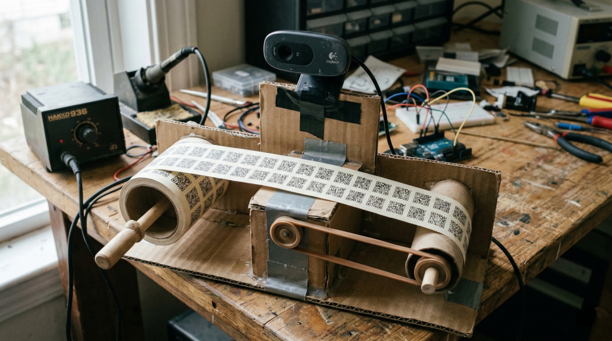 QRTape - De la musique en QR codes sur papier