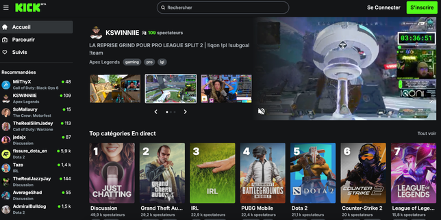 Qu’est-ce que Kick, la plateforme sur laquelle est mort le streameur Jean Pormanove ?