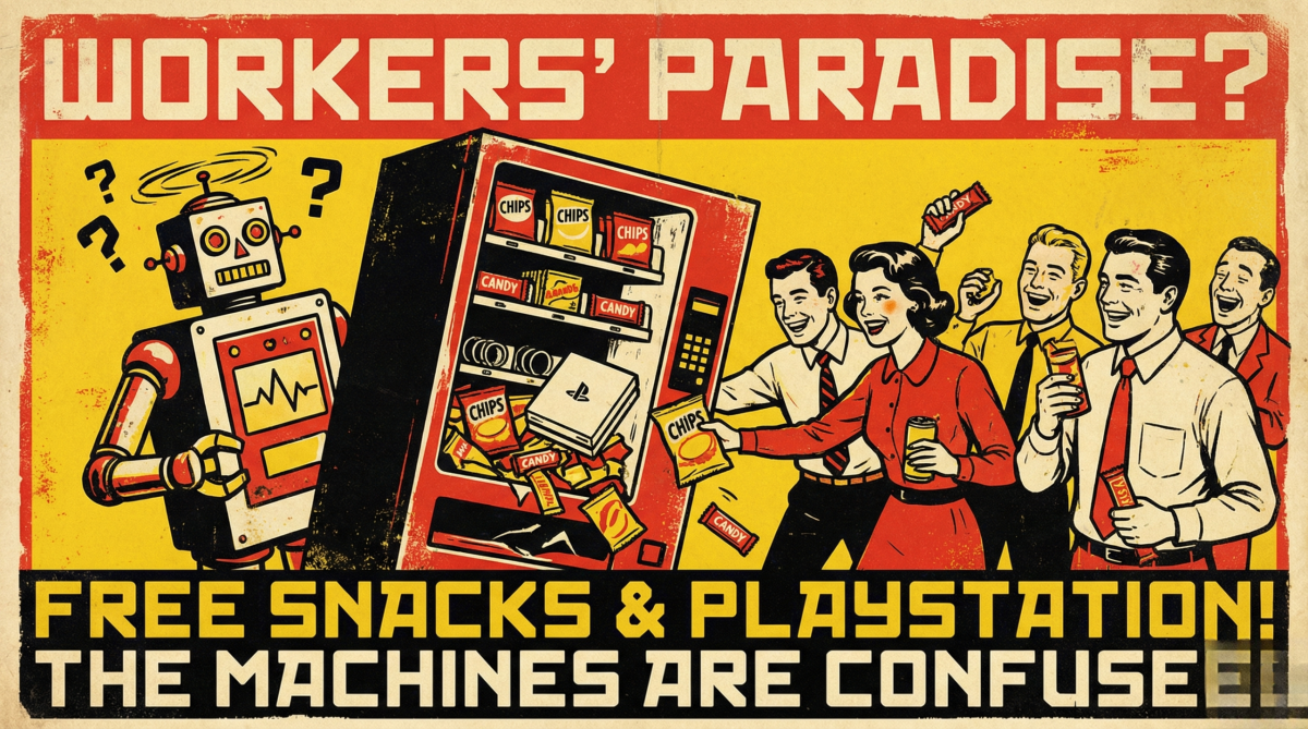 Quand une IA se fait arnaquer de 1000$ en gérant un distributeur automatique