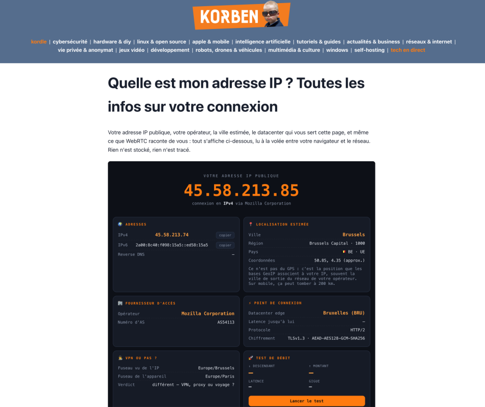 Quelle est mon ip ? Le retour !