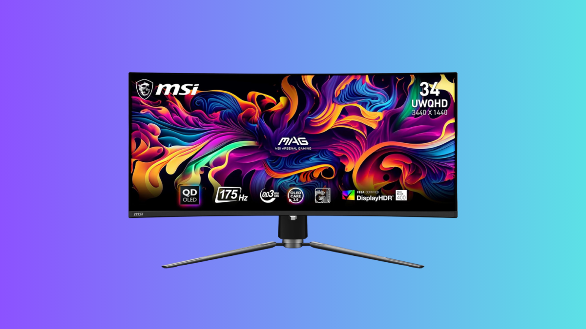 Rentrée 2026 : l'écran gaming QD-OLED MSI MAG 341CQPA passe sous les 600€ chez Amazon