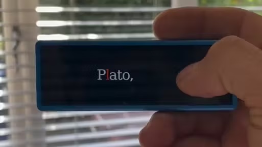 RSVP Nano - Une mini-liseuse DIY qui fait défiler les mots