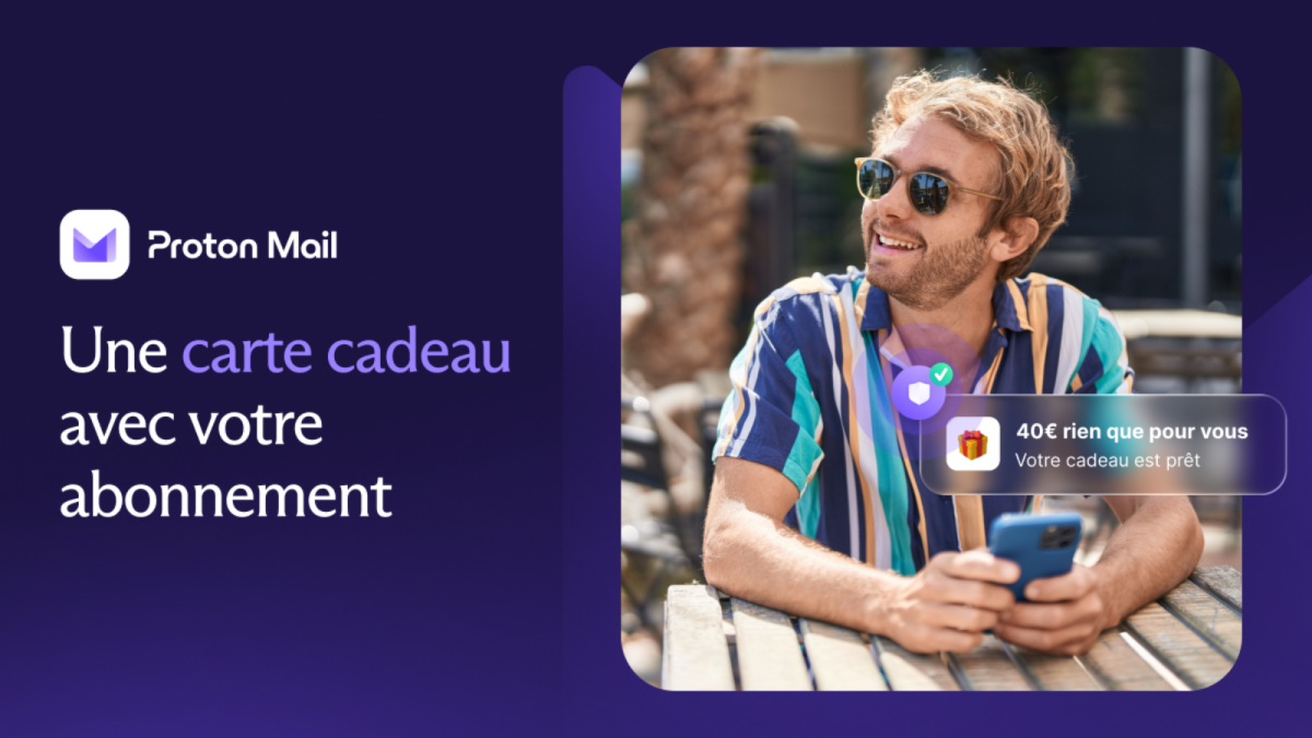 Sécurisez votre boîte mail et repartez avec une carte cadeau de 40 € offerte