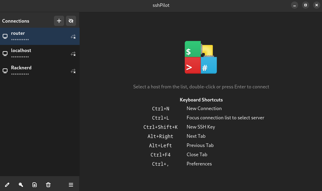 SSH Pilot - Un super gestionnaire de connexion SSH pour Linux / macOS