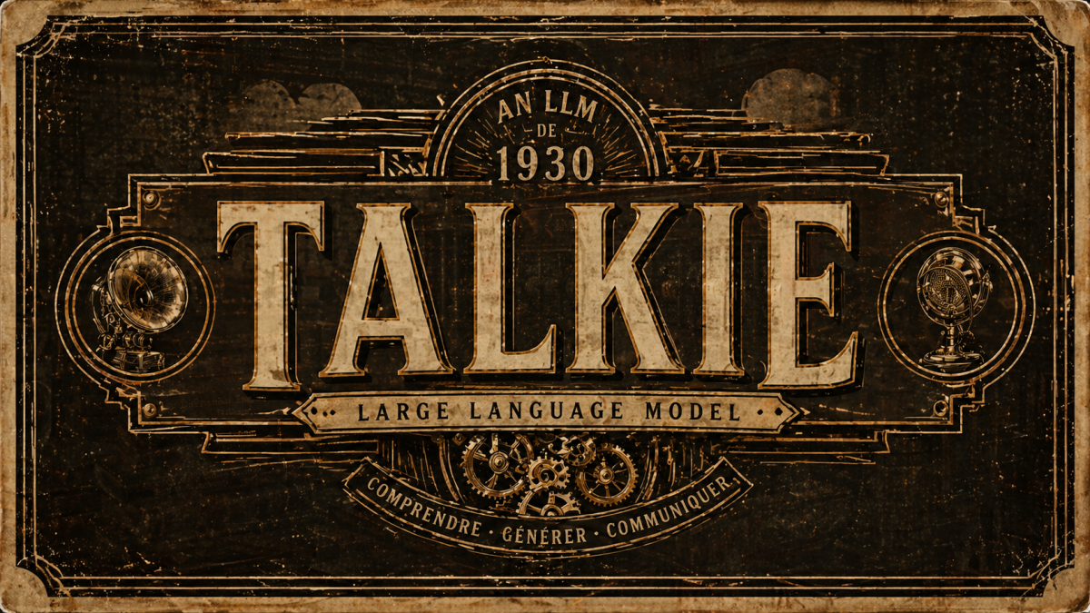 Talkie-1930 - Le LLM qui pense qu'on est en 1930