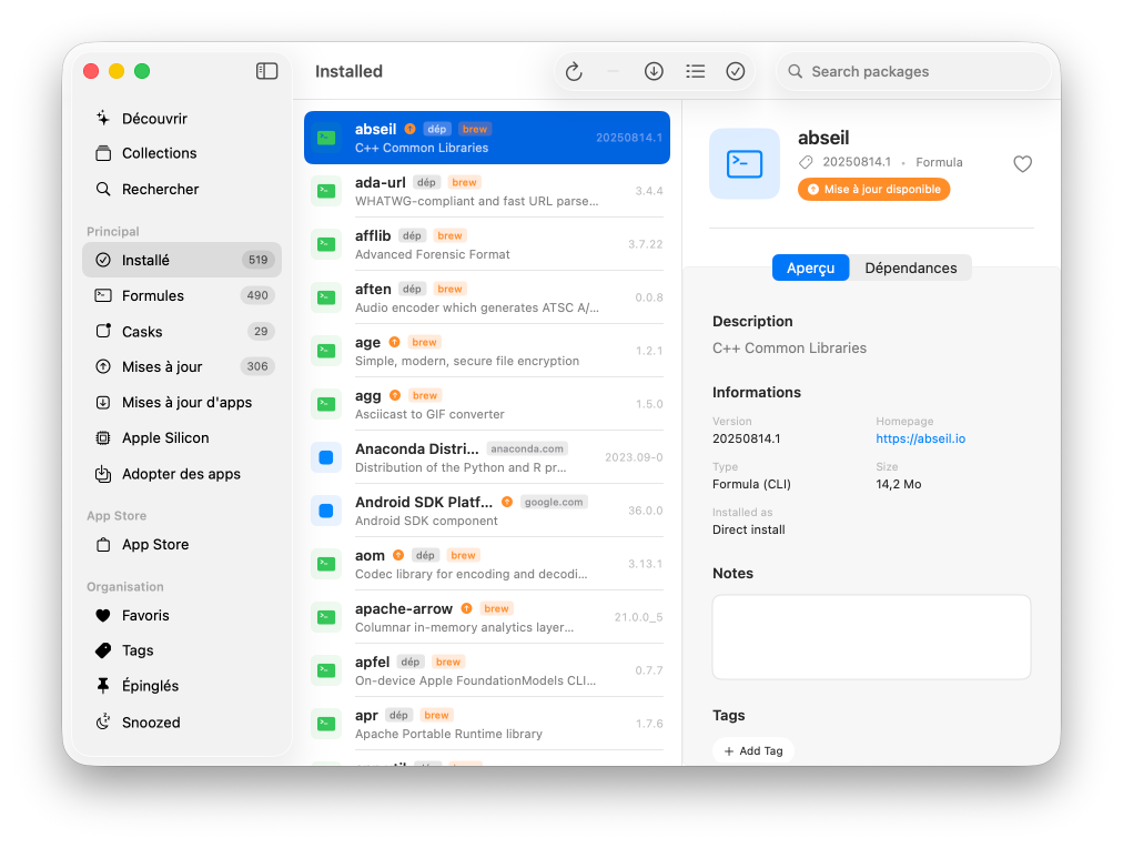 Taphouse - La GUI Homebrew avec scanner CVE intégré