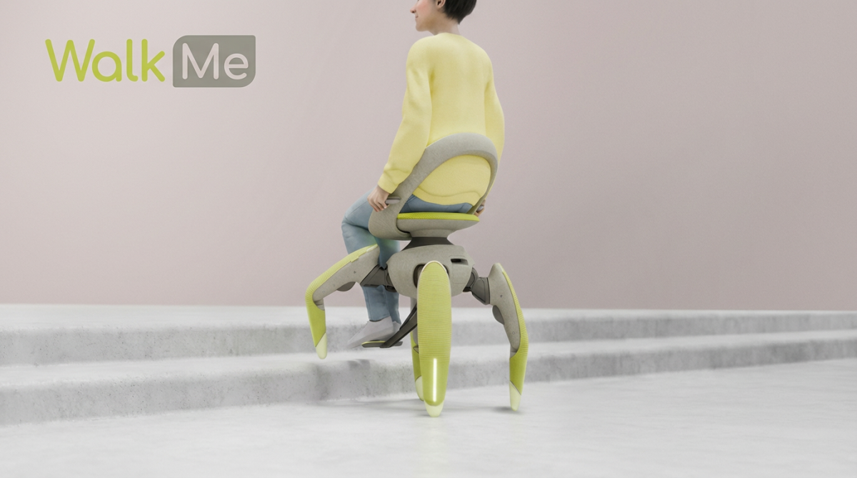 Toyota Walk Me - Le fauteuil roulant robot qui marche comme un crabe