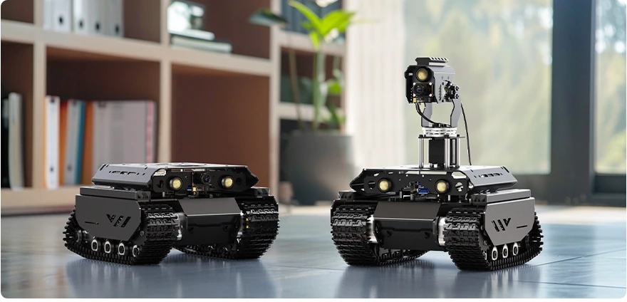 UGV Beast - Robot chenillé tout-terrain pour Raspberry Pi 4 et 5