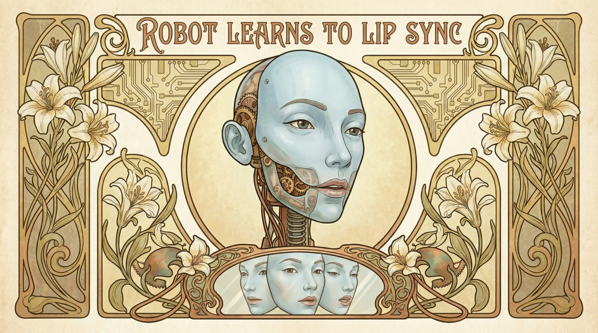 Un robot humanoïde a appris à parler en regardant YouTube