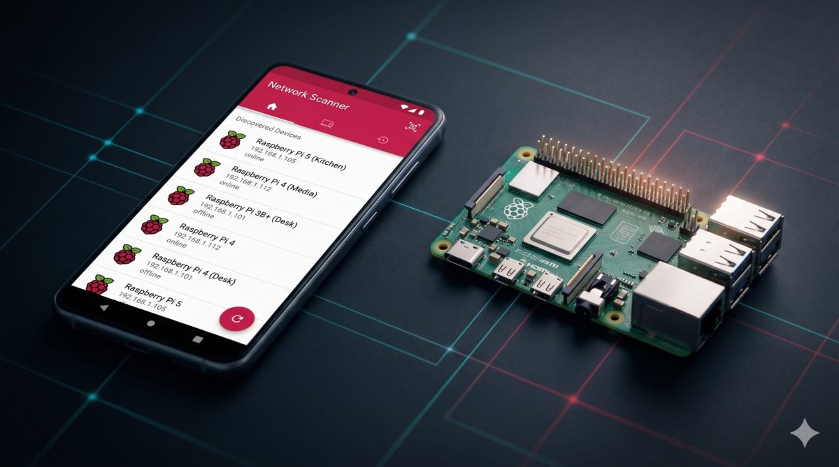 Une appli Android scanne tous les Raspberry Pi de votre réseau
