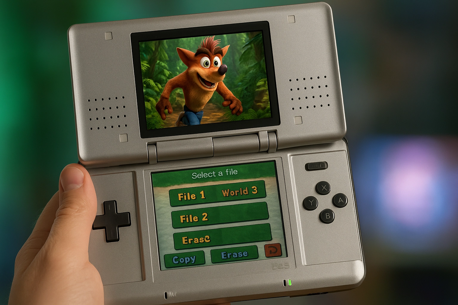 Une cartouche DS qui fait tourner des jeux PS1 ?