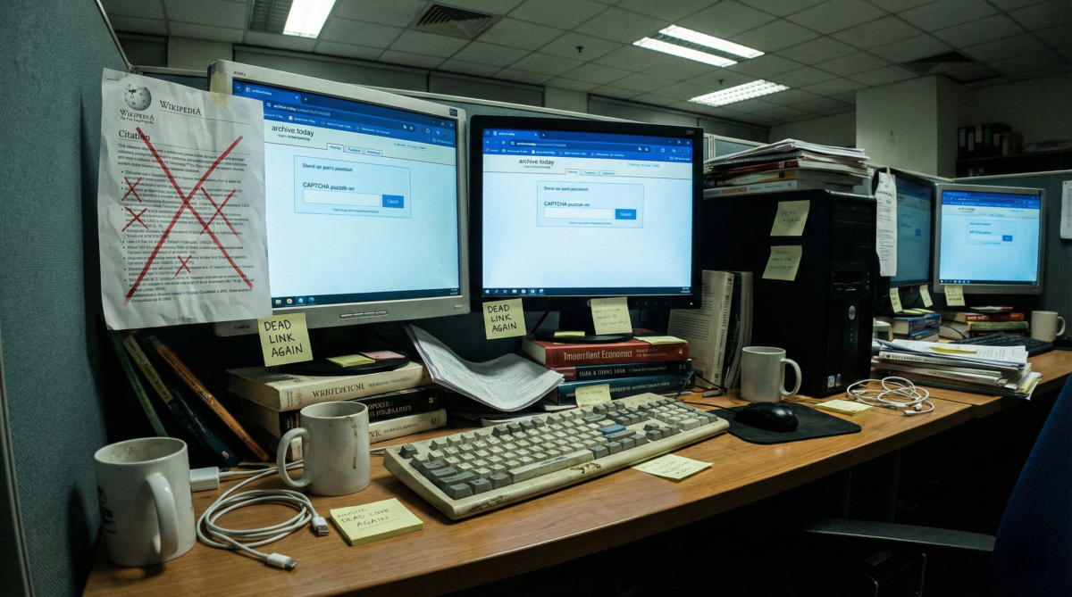 Wikipedia vs archive.today - 700 000 liens en sursis