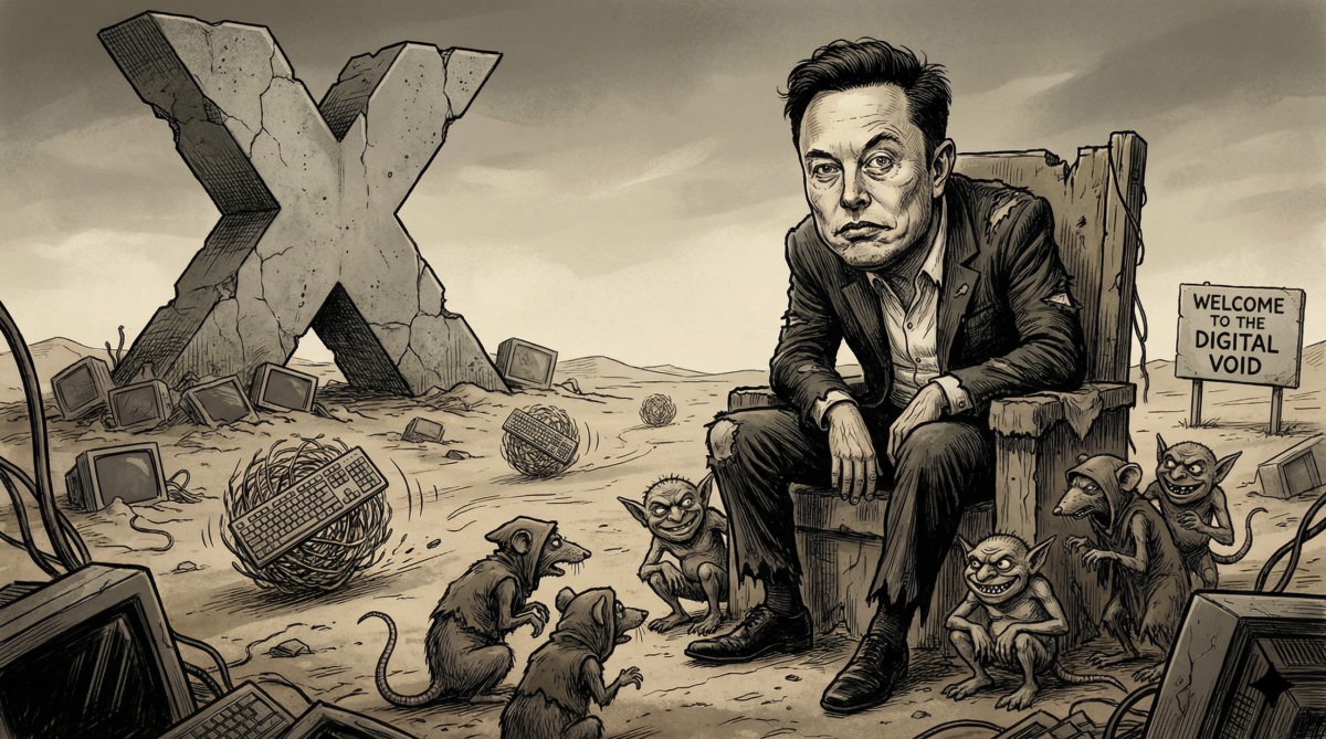 X dégringole en France - Elon Musk va bientôt se retrouver tout seul avec ses fachos