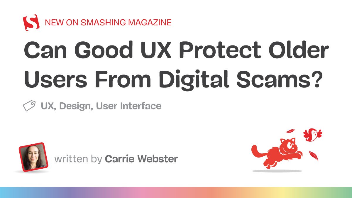 Can Good UX Protect Older Users From Digital Scams?