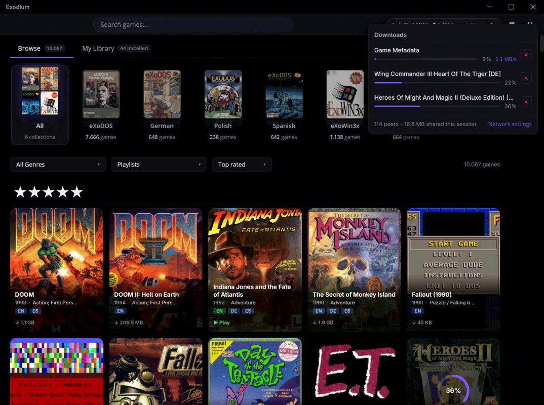 Exodium - Les jeux DOS d'eXo enfin jouables sur Mac