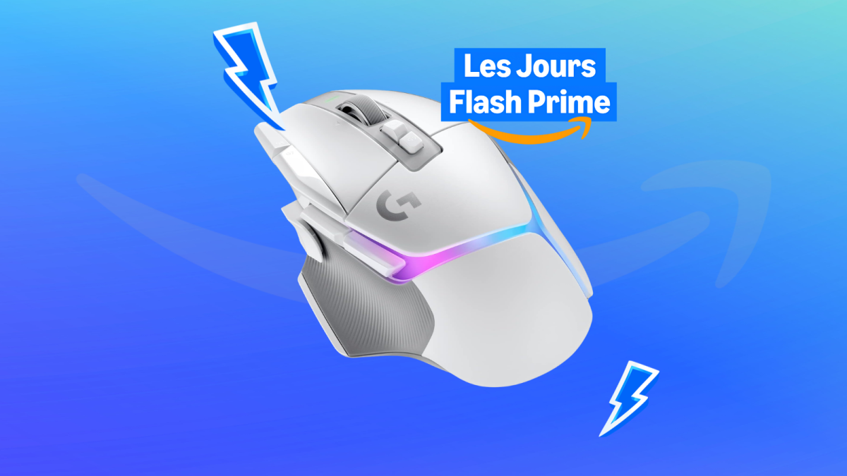 Pour préparer son Prime Day, Amazon s'échauffe en bradant la Logitech G G502 X Plus Lightspeed