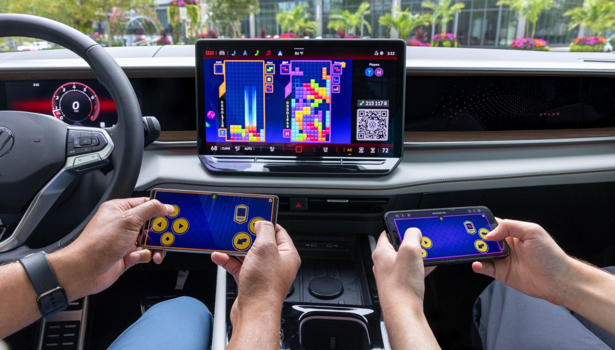 Tetris, Uno, Pac-Man… Volkswagen fait le plein de jeux vidéo dans ses voitures