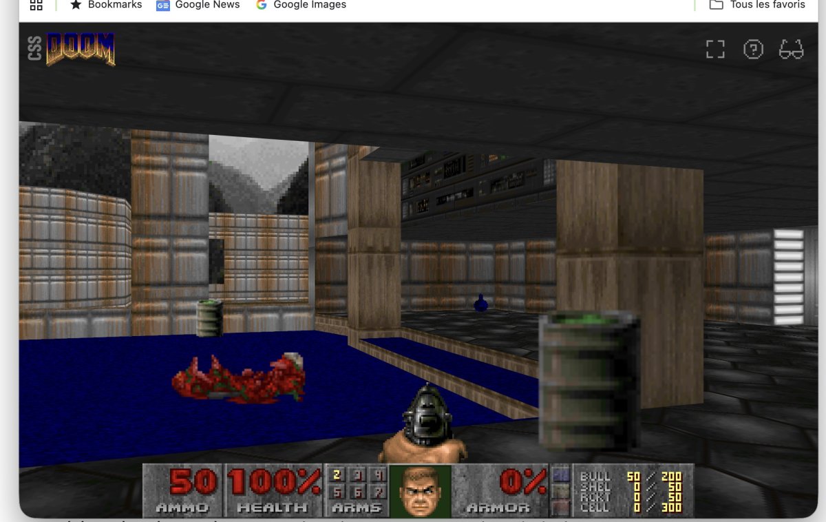 Un développeur fait tourner Doom dans un navigateur, avec du CSS et rien d'autre