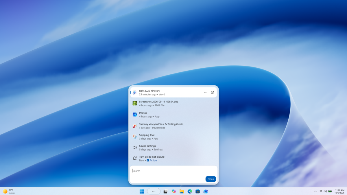 Windows 11 va vous permettre de piloter votre PC en langage naturel depuis sa barre de recherche