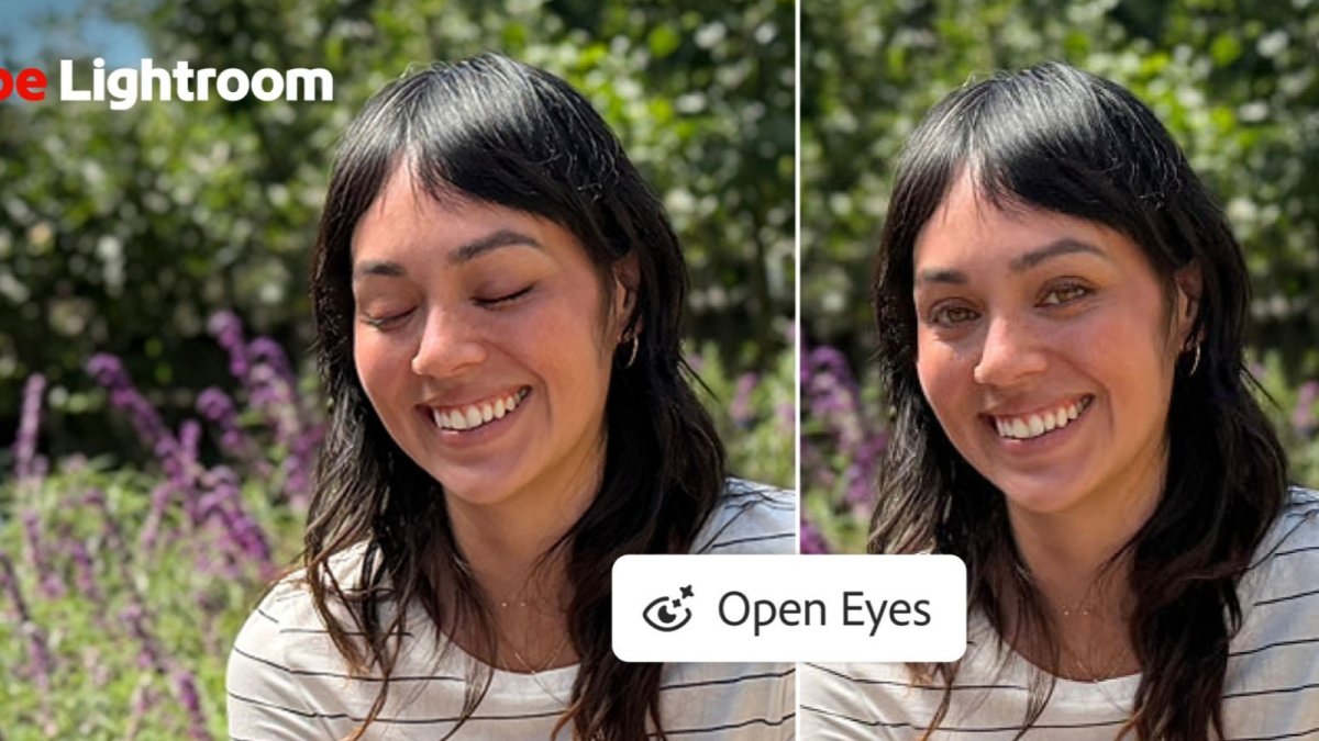 Yeux fermés sur vos photos ? Cette nouveauté de Lightroom les rouvre automatiquement grâce à l’IA